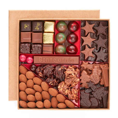 Carré luxe 20x20 / Cadeaux d'affaires en chocolat