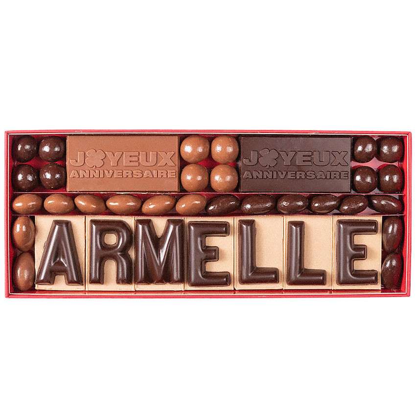 Cadeau D Anniversaire Chocolat A Personnaliser 270g