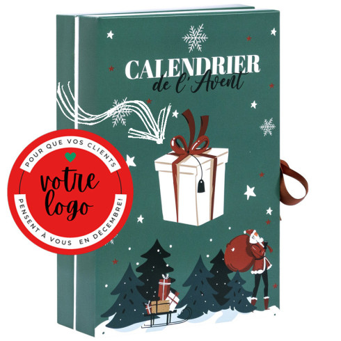 Calendrier en forme de Livre / Calendriers de l'Avent Entreprises