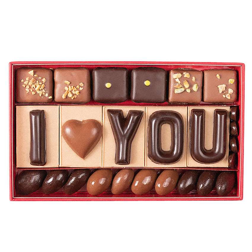 Cadeau chocolat Saint valentin