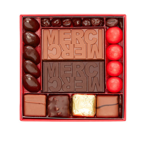 Coffret chocolat Merci Taille 1 / Remercier