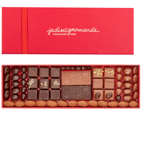 Coffret chocolat Merci Taille 3 / Remercier