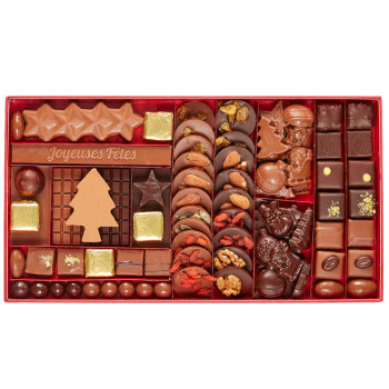 Boites de chocolats de Noël et coffrets : une sélection raffinée