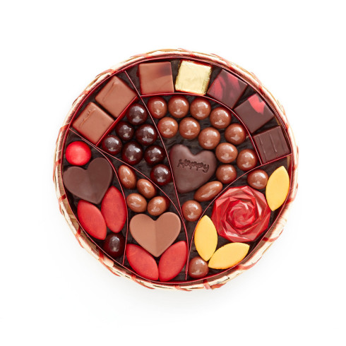 Plateau Coeurs Fleuris T1 / Chocolat Saint-Valentin