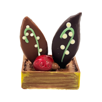 Pot de muguet chocolat noir MM Jadis et Gourmande